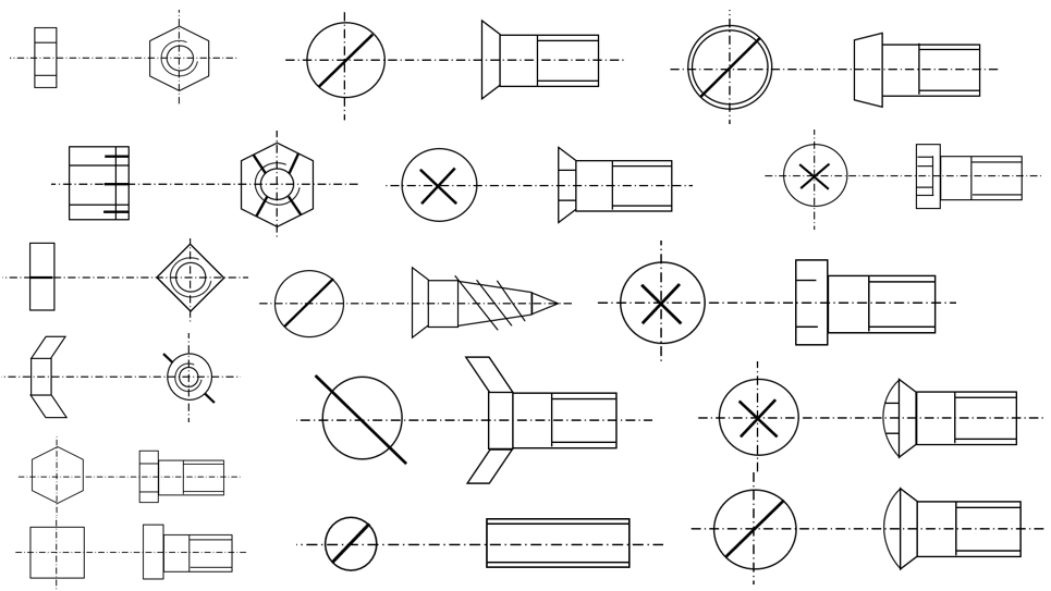 ボルト 製図 _ 六角穴付きボルト 製図 _ ねじの製図の基本(ねじ-3) – IOXZ