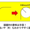 図面Rの意味は半径