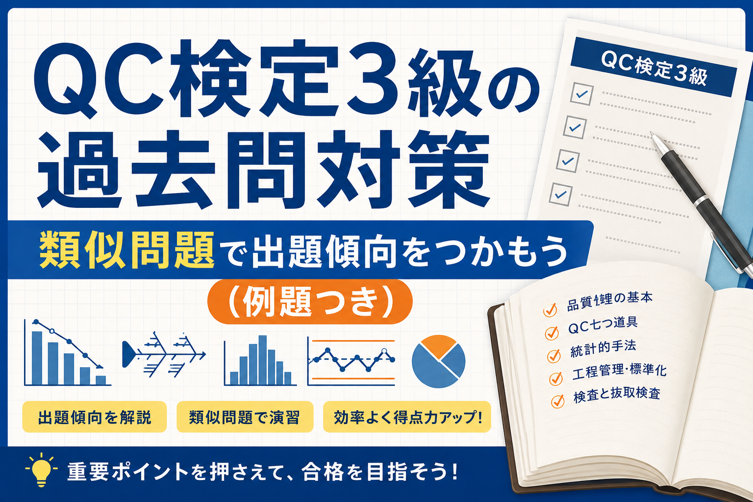 QC検定3級過去問対策
